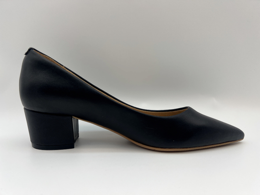 Die Abendschuh-zeigte weicher Gewebe-flacher Absatz der Nappaleder-schwarzen Frauen Toe Shoes