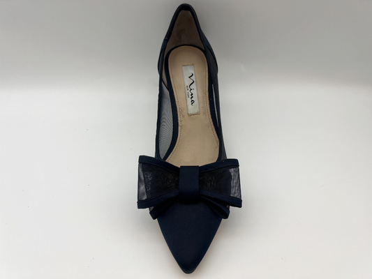 Die ledernen Abendschuh-Breathable Schwarzes SGS-Frauen gezeigt schloss Toe Heels With Mesh Butterfly