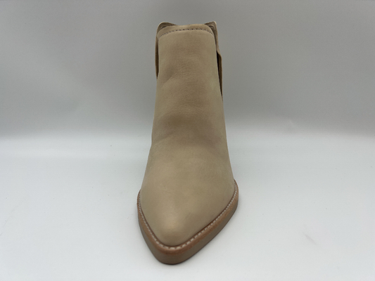 Der Beleg der Frauen auf echten Leder-Absatz-Kleid-Aufladungen, rosa Art- und Weisestiefeletten