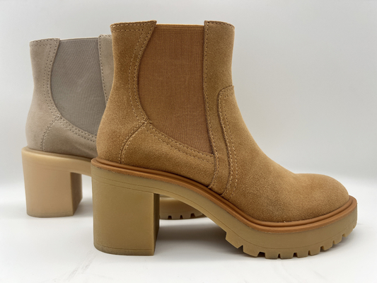 Rundkopf-Einteiler von TPR-outsole, Stiefel weicher Kuhvelourleder Frauen Kleider, kein elastischer Entwurf des Reißverschlusses
