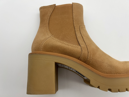 Rundkopf-Einteiler von TPR-outsole, Stiefel weicher Kuhvelourleder Frauen Kleider, kein elastischer Entwurf des Reißverschlusses