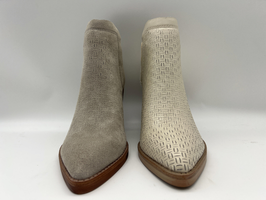 ABSferse mit TPR-outsole, weichem Sprungsvelourleder und metallisches Haar Halbstiefeln lederner Frauen Kleider