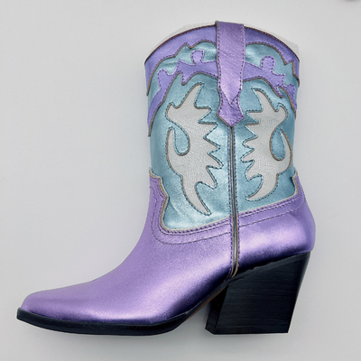 #6 - das lederne Kleid der Frauen #11 lädt purpurrote Damen gezeigten Toe Ankle Boots SGS auf