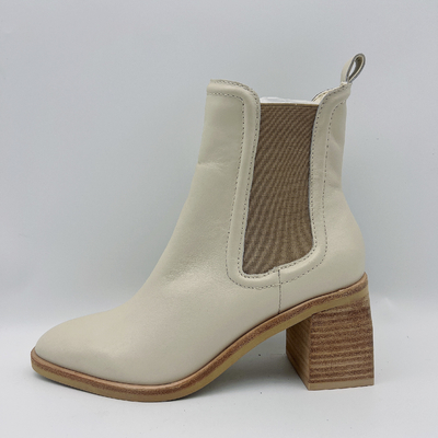 Lederne Stiefel #6 - Quadrat Toe Boots der wasserdichten Frauen Kleiderdes knöchel-#11