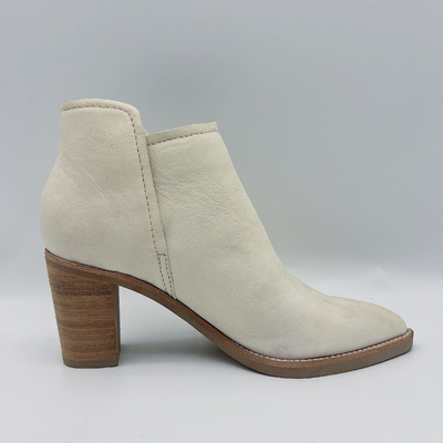 Die echten ledernen Halbstiefel der Frauen zeigten Toe Ankle Boots Chunky Heel