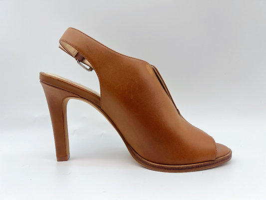 Tan High Heel Open Toe-Sandalen #6 - SGS die Sandalen der echten ledernen Frauen #11