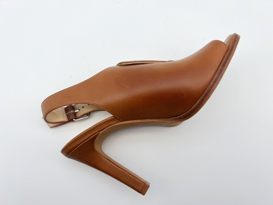 Tan High Heel Open Toe-Sandalen #6 - SGS die Sandalen der echten ledernen Frauen #11