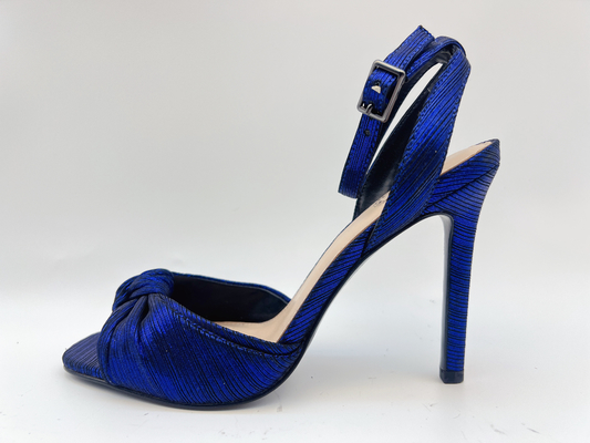 Gesponnene obere Damen überziehen weich Sandale-elegantes purpurrotes Stilett offenen Toe Heel Sandals mit Leder
