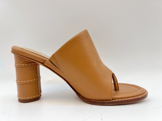 Soem Tan Open Toe Thong Sandals die Abendschuhe der weiche Kuh-ledernen Frauen