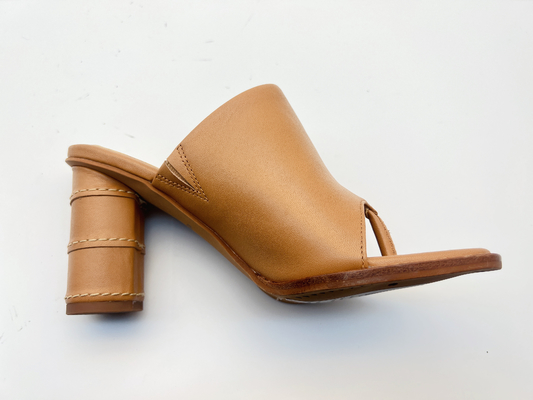 Soem Tan Open Toe Thong Sandals die Abendschuhe der weiche Kuh-ledernen Frauen