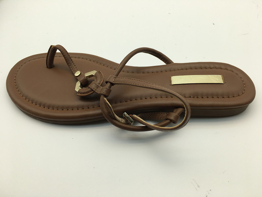 Frauenschuh-Zapfen-bequeme echte lederne flache Schuhe Browns weicher