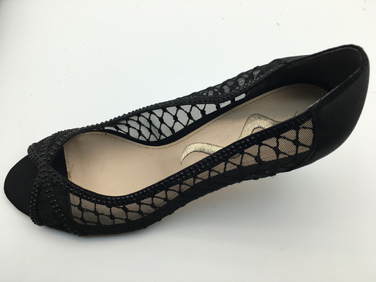 Flacher Absatz der weiches Nappaleder-oberen Frauen der Schuh-3cm zeigte geschlossenen Toe Sandals
