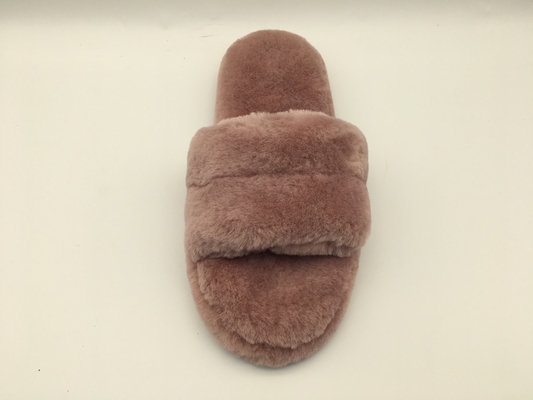 Gleiten warme der Winter-Pantoffel der stilvollen Frauen nicht rosa Vlies-Pantoffel