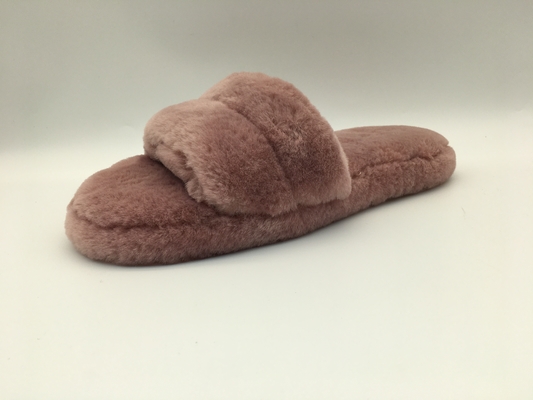 Gleiten warme der Winter-Pantoffel der stilvollen Frauen nicht rosa Vlies-Pantoffel