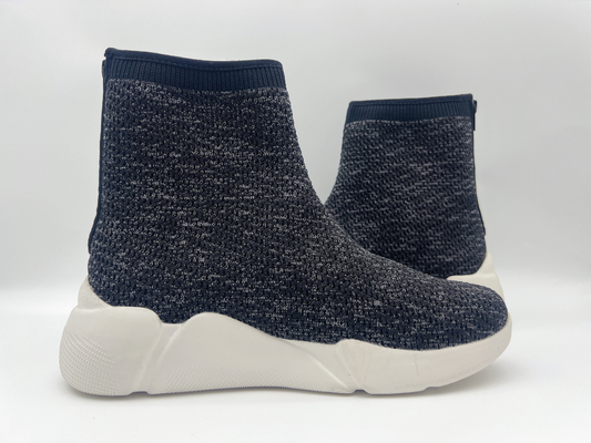 Der schwarze Beleg-beständige Arbeits-Schuh-Marine-Mischung der Frauen bequem