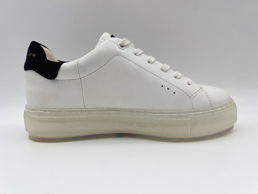 Die klassischen weißen zufälligen Damen schnüren sich oben Schuhe gleiten nicht #6 - #11