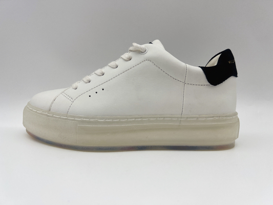 Die klassischen weißen zufälligen Damen schnüren sich oben Schuhe gleiten nicht #6 - #11