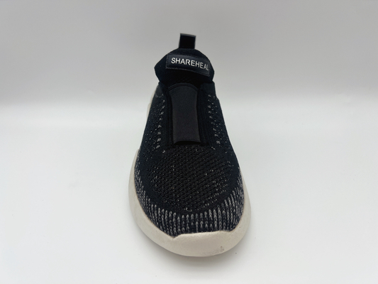 Marine-Schwarz-Beleg-die 5cm der beständigen Arbeits-Schuh-Frauen breites elastisches Oberleder
