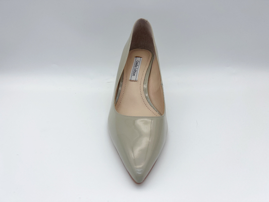 Weiche Lackleder-Frauen pumpt Schuh-Knochen 3cm gezeigten Toe Low Heel Pumps