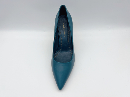 Marine-Frauen-Pumpen-Schuhe zeigten Stilett Toe Closed Toe Withs 5cm