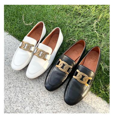 Die Freizeit-Schuh-dauerhafte stilvolle Kuh-Lederschuhe SGS-Frauen