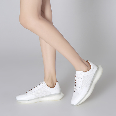 Leichte Breathable das Tennis-Schuhe der Mode-athletischer Sport-Schuh-Schwarz-/weißerfrauen