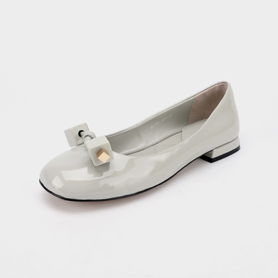 Weiche und flache Büro-Schuhe Comfortoble, die echten ledernen flachen Schuhe der Frauen