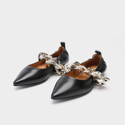 Personalisierte Prozesskette Trim Office Lady Shoe Spitzschuh