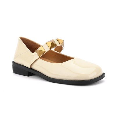 Nicht Beleg-Frauen-flache lederne Schuhe, Damen-schöne Frauen-Mary-Jane-Schuhe