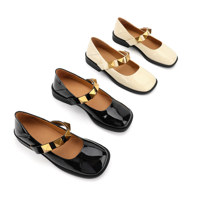 Nicht Beleg-Frauen-flache lederne Schuhe, Damen-schöne Frauen-Mary-Jane-Schuhe