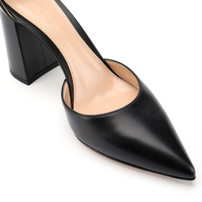 Quadratische Ferse Tan Ankle Strap Shoes, 8cm Knöchel-Bügel-Damenabendschuhe