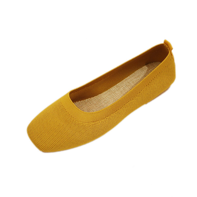 Rundkopf-flachbodig Tageszeitung gestrickt die Müßiggänger-Dame Flats Shoes aller Match-Frauen