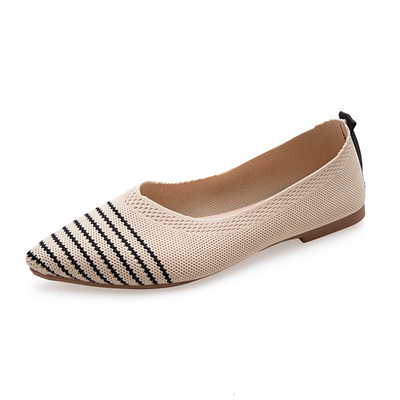 Spitz flachbodig Tageszeitung gestrickt aller Match-Frauen Schuhe die Müßiggänger-Damen-Shoes Women Flats