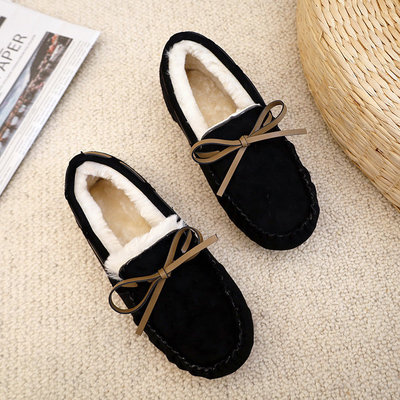 Autumn And Winter Pregnant Plus-Größen-Schuhe, starke Plüsch-warme Baumwollweiche untere Schuhe