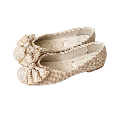 Weichbesohlte gestrickte zufällige gehende Schuhe, leichte bequeme flache Sandalen