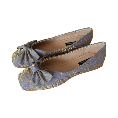 Weiße Gummi-Eva Fabric Foam Ballerina Flats beschuht Sofit trösten immer für Frauen