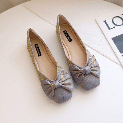Weiße Gummi-Eva Fabric Foam Ballerina Flats beschuht Sofit trösten immer für Frauen