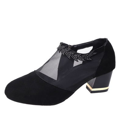 Gauze Sexy Ladys Sandals Anti-Beleg-haltbare starke Fersen-Keil-Plattform