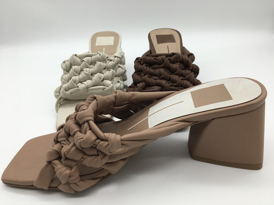 Chunky Platform Sandals Brown Beige-Mode-zufällige Damen-Sandalen ODM-Frauen