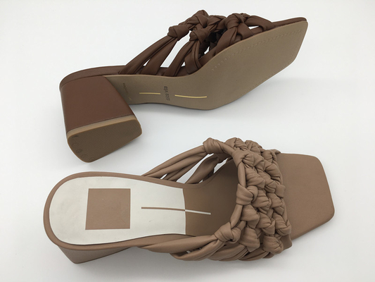 Chunky Platform Sandals Brown Beige-Mode-zufällige Damen-Sandalen ODM-Frauen