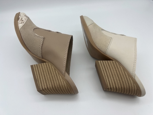 Spitzer Toe Shoes Tan Soem-Frauen/weg von den weißen Freizeitschuhen mit TPR Outsole