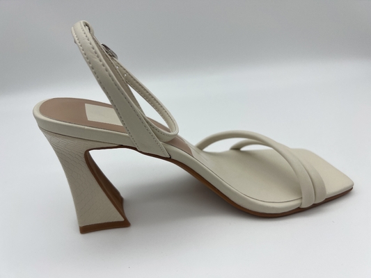 Browns purpurrote 3-Zoll hohe Fersen-Sandalen der Knöchel-Bügel-Damen-Schuh-TPR