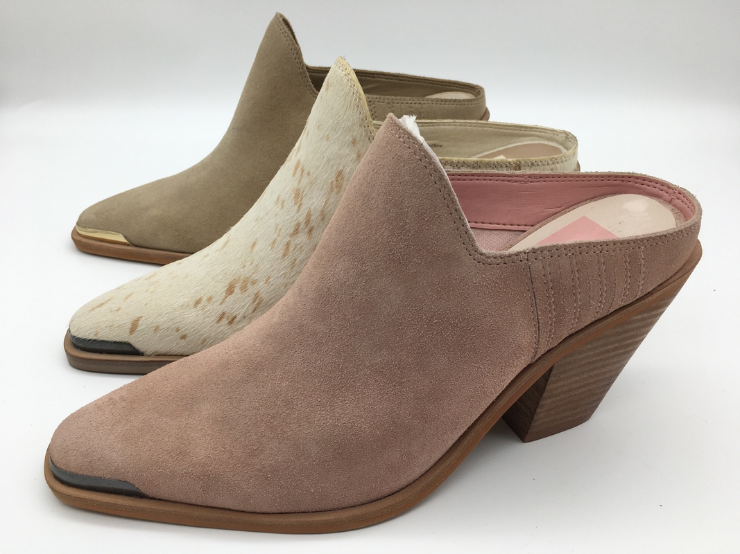 Tan Beige Closed Toe Womens-Abendschuh-weiches Kuh-Veloursleder Chunky Heel Dress Shoes